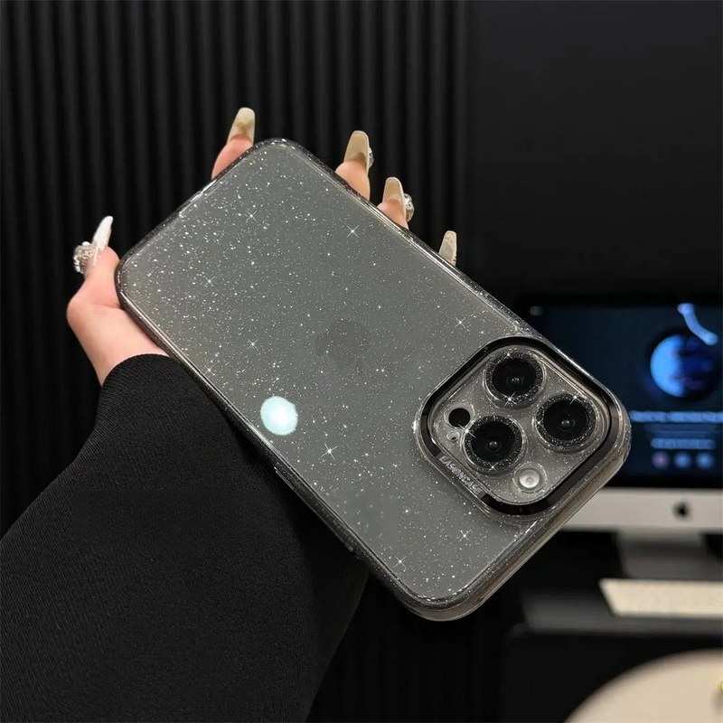 Upgraded Starry Sky Sparkling iPhone Case With Camera Protector